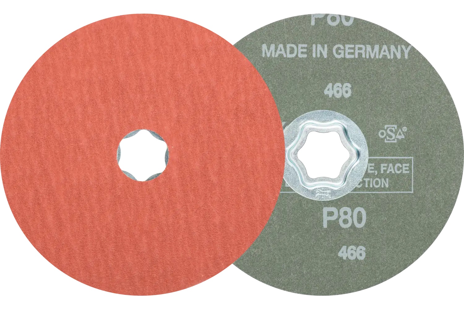 Picture of Pferd Combiclick® Fiber Disc, 5" Dia, 80 Grit, Aluminum oxide A-Cool